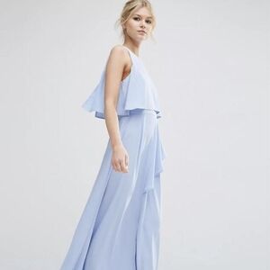 ASOS Light Periwinkle Blue Sleeveless Formal Prom Dress - Size 2